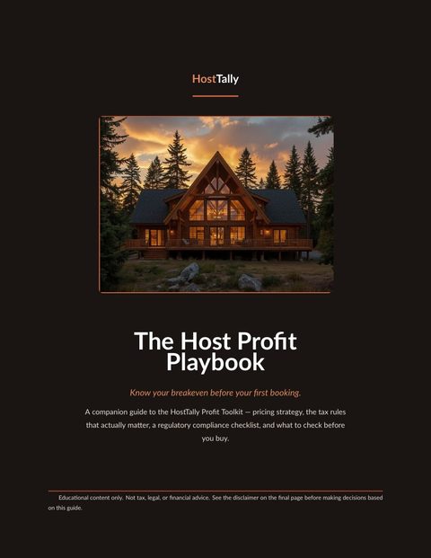 The Host Profit Playbook — cover